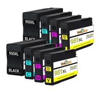 SEFNPOME 8 Pack Compatible 950xl 951xl Cartouches d'encre Compatible avec OfficeJet Pro 251dw 276DW 8100 8600