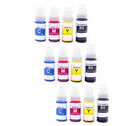 SEFNPOME GI-490 Recharge à l'encre en Bouteille 490 ML Compatible avec G1400 G1410 G1411 G2400 G2410 G2411 G3400 G3410 G3411 G4400 G4410 G4411 Printers(3set)