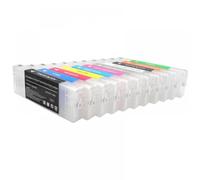 SEFNPOME Recharge de Cartouche d'encre Vide européenne avec Puce 700ML, Compatible avec imprimante P6000 P7000 P8000 P9000 T8041 T8042 T8049 T804A(Europea 11color 1set)