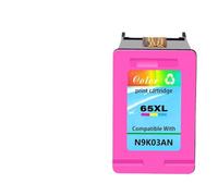 SEFNPOME Remanufacturé 65 65xl Black Color Ink Cartridge Remplacement Compatible avec 5055 5058 5052 DeskJet 3755 2622 Imprimantes(1 Color)