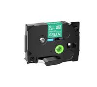 SEFNPOME Rouvre à étiquette Blanc de 12 mm sur Blanc Compatible avec TZ231 TZ 231 Ruban adhésif Fort Compatible avec Les modèles d'imprimante d'étiquette 131 241 H110(White on Green)