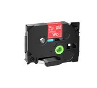 SEFNPOME Rouvre à étiquette Blanc de 12 mm sur Blanc Compatible avec TZ231 TZ 231 Ruban adhésif Fort Compatible avec Les modèles d'imprimante d'étiquette 131 241 H110(White on Red)