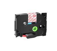 SEFNPOME Rouvre à étiquette Blanc de 12 mm sur Blanc Compatible avec TZ231 TZ 231 Ruban adhésif Fort Compatible avec Les modèles d'imprimante d'étiquette 131 241 H110(Red on Clear)