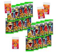 sefrado Bundle Exclusive Pochettes compatibles avec Blue Ocean Jurassic World 20 Booster Série 3 Trading Card Game 2023