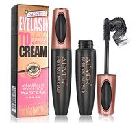 sefudun 4D Mascara Fibre Waterproof, Noir, Volume, Longueur, Séparation, Imperméable, Convient aux Yeux Sensibles et aux Porteurs de Lentilles de Contact