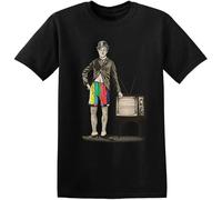 SEFxd22WSA Charlie Chaplin T-Shirt Black XXL