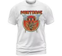 SEFxd22WSA Cotton T-Shirt The Very Best of Montrose Album Ronnie Montrose Denny Carmassi White M
