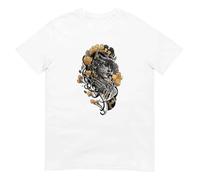 SEFxd22WSA Demon Within, Art Street Wear, New Gothic Printed T-Shirt White S