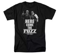 SEFxd22WSA Hot Fuzz Here Come The Fuzz T-Shirt Black XXL