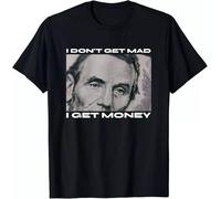 SEFxd22WSA I Don't Get Mad I Get Money Cash Paper Dollar T-Shirt Black S