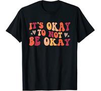 SEFxd22WSA Mental Health Awareness T-Shirt- Its ok to Not be ok T-Shirt S-3XL Black XXL