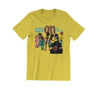 SEFxd22WSA Miles Davis on The Corner T-Shirt Jazz Trumpet Legend Sketches in Spain Brew LP Yellow XL