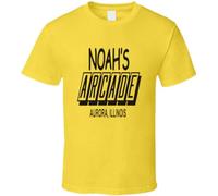 SEFxd22WSA Noah's Arcade Wayne's World Movie 90s T Shirt Yellow XXL