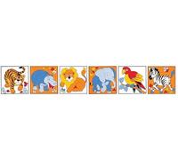 SEG de Paris Kit Canevas Enfant Tigre 14 x 14 cm Petits Trous