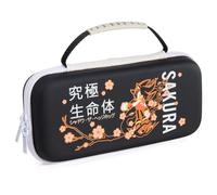 Numskull Sakura Étui de Voyage Rigide Officiel pour Console Nintendo Switch et OLED modèle 2021 - Convient à 10 Jeux et Accessoires Switch