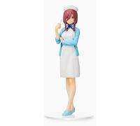 Sega – Statuette – Miku Nakano (The Quintessential Quintuplets) – 21 cm – Noir – Nurse Ver.