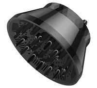 Segbeauty Diffuseur Sèche Cheveux de 3.8-8.2 cm, Réglable Cheveux Boucles Accessoires en Plastique pour Coiffure Cheveux Bouclés ou Ondulés, Pliable Styling Coiffage Diffuseur, Noir