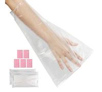 Segbeauty Lot de 200 sacs de cire de paraffine pour mains et pieds, doublures de cire de paraffine, chaussettes de recharge de cire thérapeutique et gants de bain pour traitement de la cire Therabath