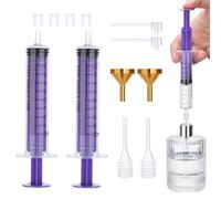 Segbeauty Outil de Transfert de Distributeur Parfum, 10ml Seringue pour Parfum, Pipette Plastique, Pompe e Entonnoir, Outil pour Remplir de Echantillon Eau de Cologne