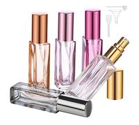 Segbeauty Vaporisateur Parfum Rechargeable, 5 Pièces Recharge Parfum 10ml, Portable, Flacon Spray Vide pour la Fête, Travail, Vacances