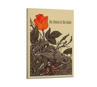 SEGFUGS Poster de film Silence of The Lambs - Peinture murale décorative sur toile - Poster d'art moderne pour chambre à coucher - 50 x 75 cm