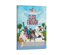 SEGFUGS Poster de l'émission télévisée Almost Life - Impression sur toile - Décoration murale moderne pour chambre à coucher - 20 x 30 cm