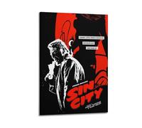 SEGFUGS Poster du film Sin City - Impression sur toile - Décoration murale moderne pour chambre à coucher - 40 x 60 cm