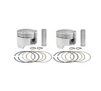 segment cylindre piston Kit De Segments Piston Pièces Moteur Moto, Taille D'alésage 64mm ~ 65mm Pour Steed Pour SHADOW Pour BROS 400 VLS400 VLX400 VRX400 NV400