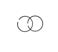 Segment de piston de tronçonneuse 2 pièces segments de Piston épais 1.2mm débroussailleuse tondeuse scie souffleur, moteur à essence, Kits tronçonneuse(44X1.2mm)