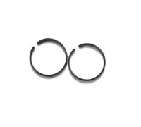 Segment de piston for souffleur, 2 pièces, for débroussailleuse, tronçonneuse, épaisseur 1,2 mm - Pièces de rechange haut de gamme(46X1.2mm)