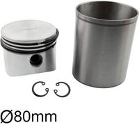 Segments chemise, piston et compresseur Knorr | LK3857, LK3845, K019553 | 80x2,5x2,5x4
