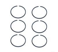 Segments de pour piston 6pcs pour Débroussailleuse 125E 128C | Compatibilité 125E, 128C, ajustement parfait, réduit la consommation, pour puissance optimale
