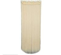 SEGO Extension Clip Cheveux - Party Cosplay Extension Clips Blonde - Extension Cheveux Clip - Extension a Clip Cheveux Naturels - 66 CM Blond Platine [1 Pièce 5 Clips]