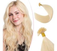 SEGO Pro 40cm Extension Kératine Cheveux Naturel 1g /Mèche #613 Blond Blanchi Rajout Cheveux Humain Extension a Chaud Kreatine 25 Mèches (20g)