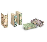 Segregator A4 Pigna Nature Flowers z pudelkiem 2 zaczepy z dzwignia mix kolorów