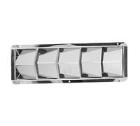 Segrehy 5 emplacements Boat Loive à évent Rectangle Polied en Acier Inoxydable Marine Corrosion Résistant Proof pour Les Yachts et Les Bateaux Matériau en Acier Inoxydable Taille 32,5 x
