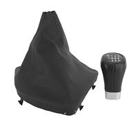 Segrehy 6 Speed Car Shift Knob Premium Black Plated Finish Gear Shifter Stick Knob with Dustproof Cover for 3 Series E90 E91 E92 2004 2013 LHD Plastic Artificial Leather 75mm 3in