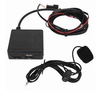 Segrehy Adaptateur Bluetooth AUX in Amplificateur de Filtre de Bruit Haute Performance pour E46 E39 E53 X5 avec Transmission Audio Bluetooth 5.0 HD Installation Plug and Play