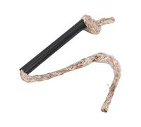 Segrehy Allume-feu Portable avec Cordon d'allumage et mèche en Cire étanche, avec Soufflet en Aluminium, Durable et léger, pour Camping, randonnée, Urgence, activités de Plein air