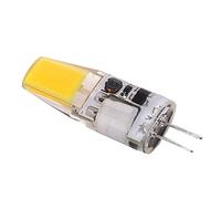 Segrehy Ampoule G4 LED COB 5W 600LM, lustre en Silicone, lampe de plafond, AC DC 12V, 4.2x1.3cm, économie d'énergie, longue durée de vie, pour l'éclairage domestique (Lumière naturelle)