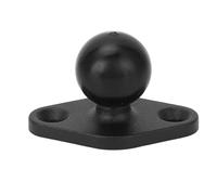 Segrehy Base de Montage à Billes de 1 Pouce Aluminium Universal Alloy Rubber Anti Slip Electronic Device Mountting Base with Amps Hole for Boats Kayaks Trucks Cars Marine Grade