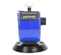 Segrehy BERM Compteur manuel manuel 4 chiffres en plastique ABS Outil de comptage manuel manuel avec base crochet pour statistiques de données, participation à une conférence, comptage du trafic en