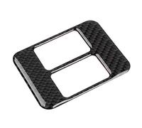 Segrehy Bouton de chauffage du siège de console de la console en fibre de carbone Trim premium haut brillant High Gloss Durable Scratch Resistant protecteur Accessoire décoratif pour 86