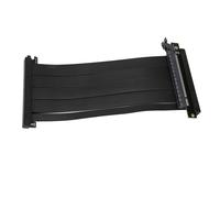 Segrehy Câble d'extension de Carte Graphique, PCIE4.0 X16 Riser, Double Inversion, Haute Vitesse, blindé, Montage Vertical pour Les Jeux, avec Un Design Ultra Flexible