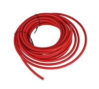 Segrehy Câble solaire résistant à la température haute température XLPE économie d'énergie à faible excentricité Câble solaire photovoltaïque pour systèmes d'équipement (Rouge 10mm² 10m)