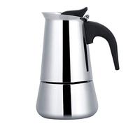 Segrehy Cafetière portable en acier inoxydable Moka Espresso Maker Moka Pot Durable Facile à utiliser pour la maison, le bureau, la cuisine, le café à saveur riche, plusieurs tailles (450 ml)