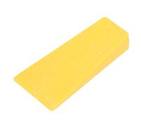 Segrehy Cale de chute d'arbre de 14,7 cm - Outil de fendage en bois résistant aux chocs - Outil de fendage pour une taille et un protocole sûrs - Matériau ABS - Taille : 14,7 cm - Jaune