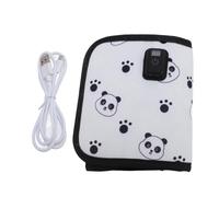 Segrehy Chauffe-biberon avec Affichage LED, température précise, Chauffage Rapide, Chauffe-Lait pour Lait Maternel, Chauffe-biberon Portable pour Voyage et extérieur, Nylon 11,5 x 5,2 (Ourse)