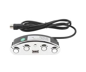 Segrehy Contrôleur de canapé électrique Double Moteur Premium ABS 5P connecteur à tête Droite Interrupteur de Commande à Droite pour Fauteuil inclinable électrique canapé Chambre Salon