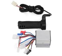 Segrehy Contrôleur de vélo électrique Ensemble High Performance 24V 250W Contrôleur de brosse Câble étendu Grochebar à main unique pour le scooter à vélo électrique Plastique en aluminium
